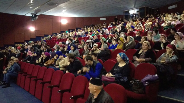 Первый кинозал, создание которого было поддержано в рамках программы кинофикации малых городов (город Шали Чеченской республики)