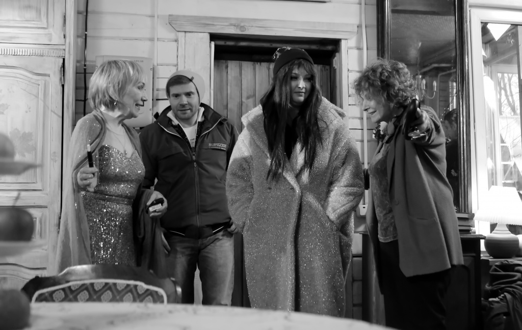 на съемках фильма Не мой чемоданчик