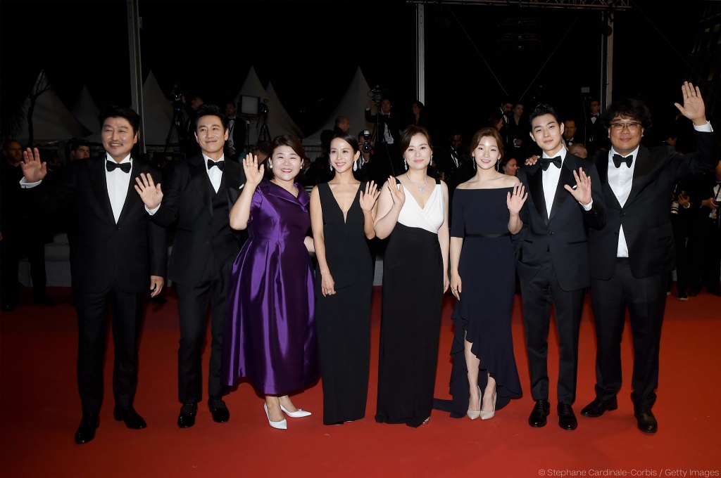 72 Каннский кинофестиваль, съемочная группа фильма "Паразиты"