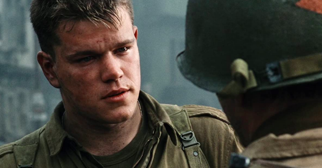 Мэтт Дэймон в фильме Спасти рядового Райана