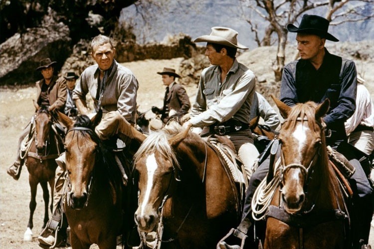 кадр из фильма Великолепная семерка Джона Стерджеса