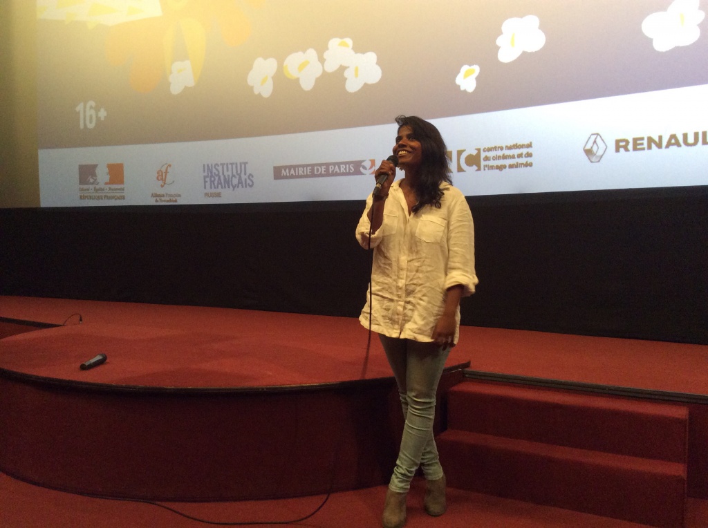 фестиваль Французское кино сегодня в Новосибирске, актриса Калиесвари Сринивасан представляет фильм Дипан