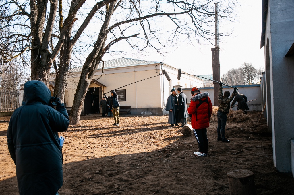 на съёмках сериала Анна-детективъ