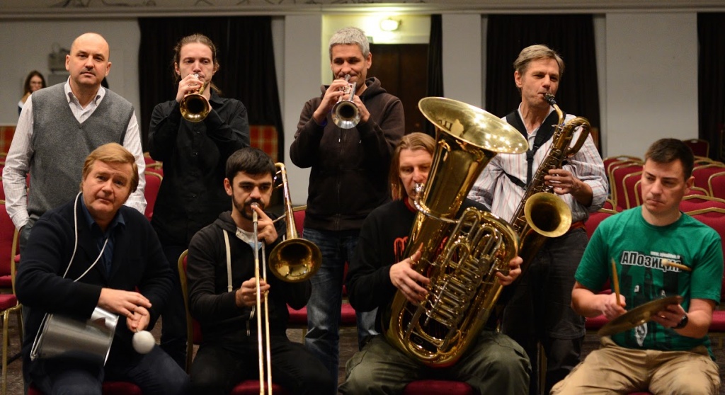 запись саундтрека к фильму "Хармс" (фото Ксюши Ивановой)