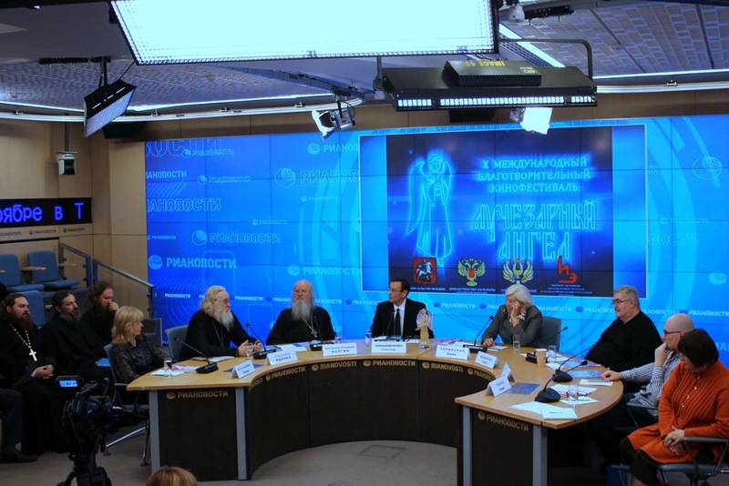 пресс-конференция, предваряющая открытие юбилейного Х Международного благотворительного кинофестиваля "Лучезарный Ангел"