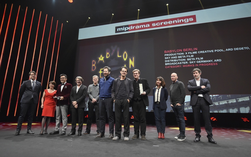 MIPDrama Screenings, награждение лауреатов, приз проекту Babylon Berlin (Германия) - проекты в работе