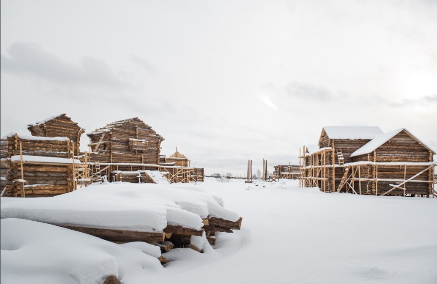 На съемках фильма "Сердце пармы" На съемках фильма "Сердце пармы"