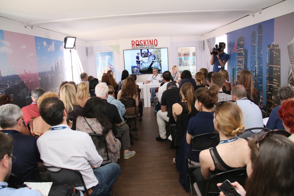 70 Каннский международный кинофестиваль, Российский павильон, презентация проекта Т-34