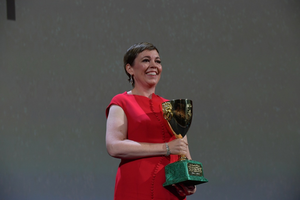 75 Венецианский международный кинофестиваль, актриса Оливия Колман, кубок Вольпи за лучшую женскую роль фильм «Фаворитка»