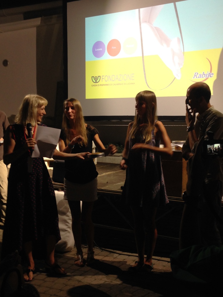 16-й международный кинофестиваль молодежного и авторского кино "Лукания Фильм Фестивал", Ульяна Ковалева с призерами Ольгой и Татьяной Полиектовыми