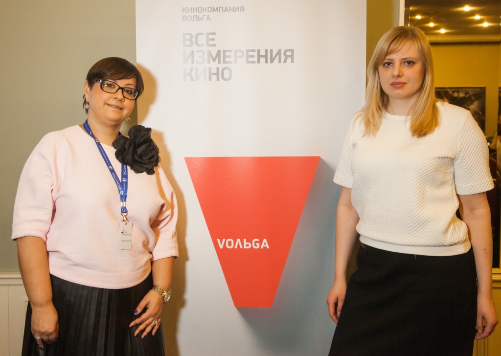 Конференция: 3D для российских проектов: тренд, преимущество или бонус?, глава компании Экспоконтент Александра Модестова и исполнительный директор кинокомпании Вольга Анастасия Сергеева