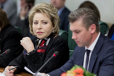 встреча Председателя Совета Федерации Валентины Матвиенко с представителями российской анимации