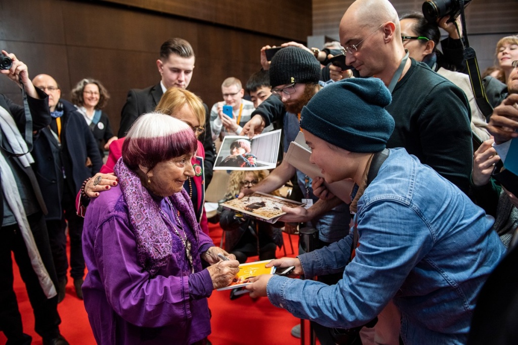 Пресс-конференция фильма "Варда глазами Аньес" Пресс-конференция фильма "Варда глазами Аньес"