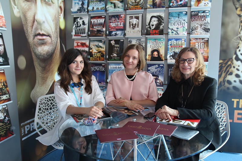 международный рынок телевизионного контента MIPTV 2015, стенд Russian Cinema, компания "Совтелеэкспорт", дистрибьютор контента ВГТРК