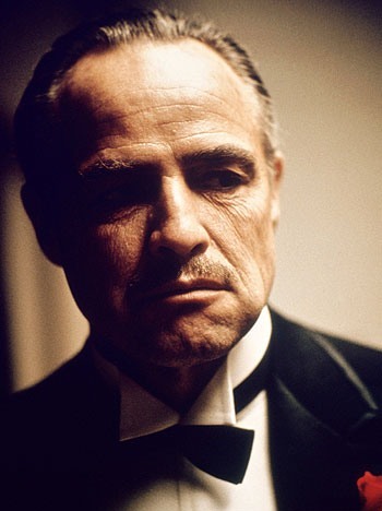 кадр из фильма "Крестный отец", Марлон Брандо