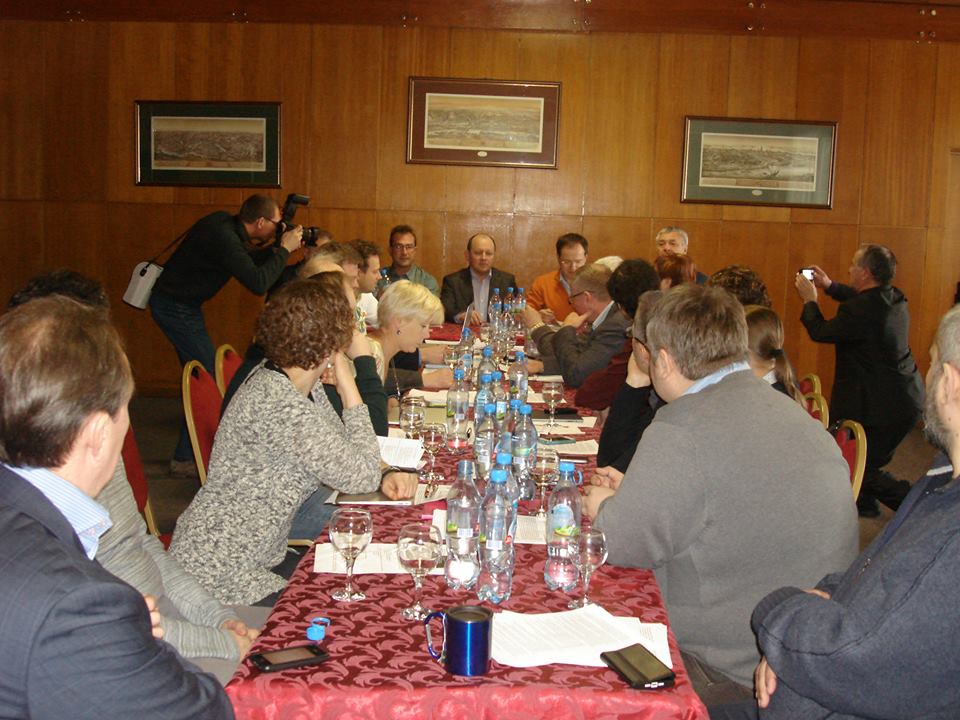 XIX Открытый российскомий фестиваль анимационного кино в Суздале, встреча аниматоров и продюсеров с Министром культуры РФ Владимиром Мединским