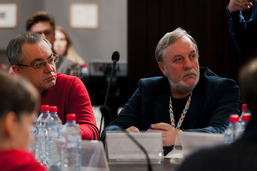 Круглый стол «Развитие системы проката документального кино», А. Сорокин, В. Скубей