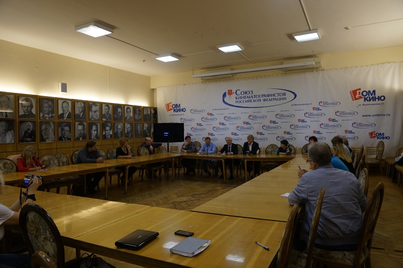  IV Московский молодежный кинофестиваль "Будем жить!", круглый стол на тему "Молодежная политика Союза кинематографистов России"