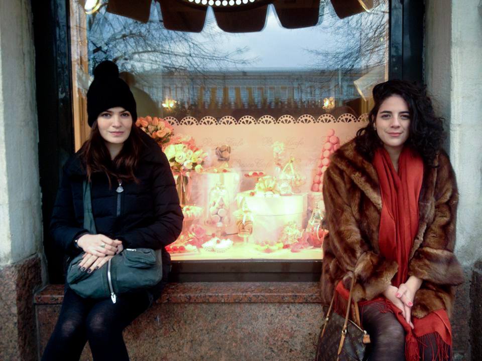 на съемках фильма "Красный русский"