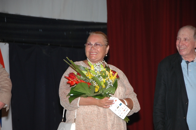 Гости кинофестиваля Нина Усатова и Сергей Юрский.Торжественное открытие