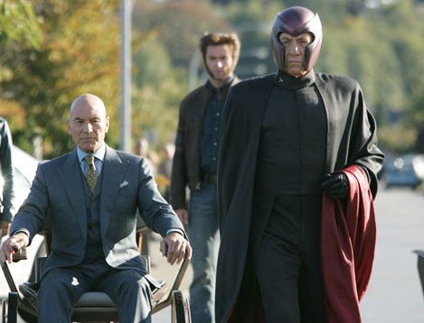 Патрик Стюарт и Иэн Маккеллен в фильме "Люди Икс: Последняя битва"