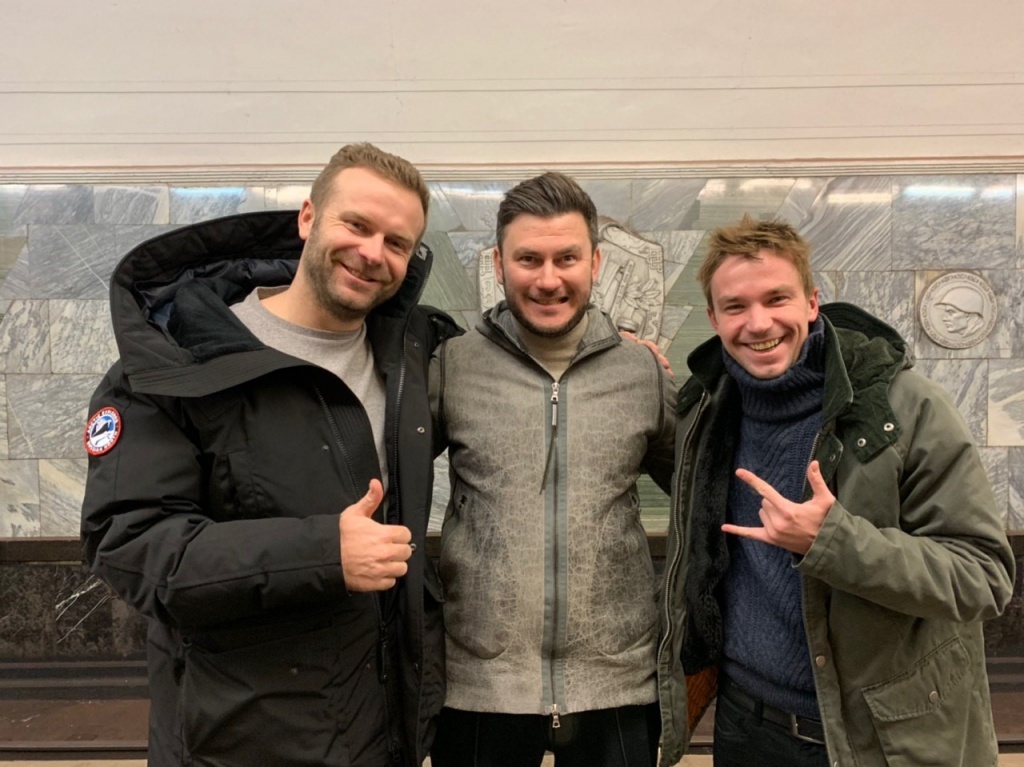 На съемках фильма "Текст"