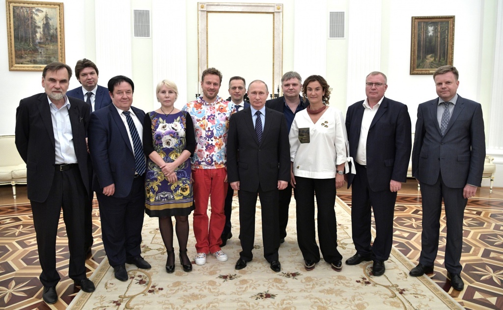 встреча президента России Владимира Путина с аниматорами