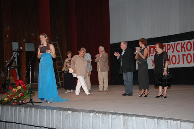 Делегация кинофетиваля на торжественном открытии