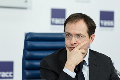 пресс-конференция, посвященная итогам Года российского кино, министр культуры Владимир Мединский