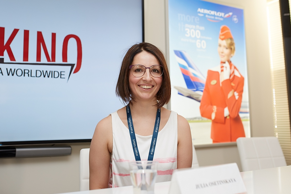 68 Каннский международный кинофестиваль, Российский павильон, презентация "В фокусе – новое российское кино 2015", презентация фильма "Смешарики: Легенда о Золотом Драконе", Юлия Осетинская