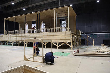 на съемках фильма "Любимая моя жизнь"