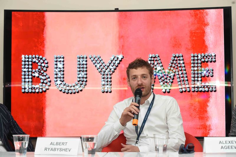 Российский павильон на 69-м Каннском кинофестивале, презентация проектов готовых для копродукции, продюсер Алексей Агеев