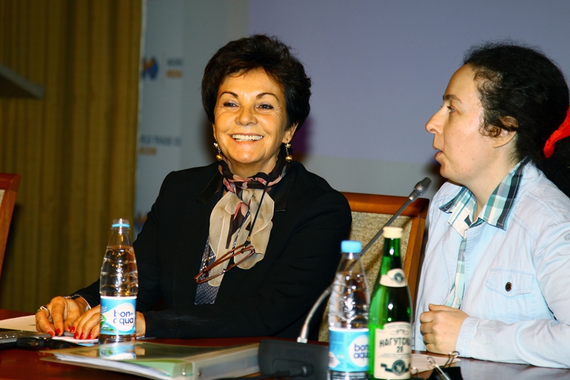 93 Российский международный кинорынок, презентация новой программы фонда "Евримаж" (Eurimages), исполнительный директор фонда Изабель Кастро