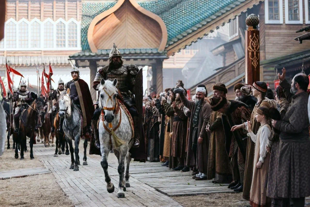 Съемки фильма Сказка о царе Салтане