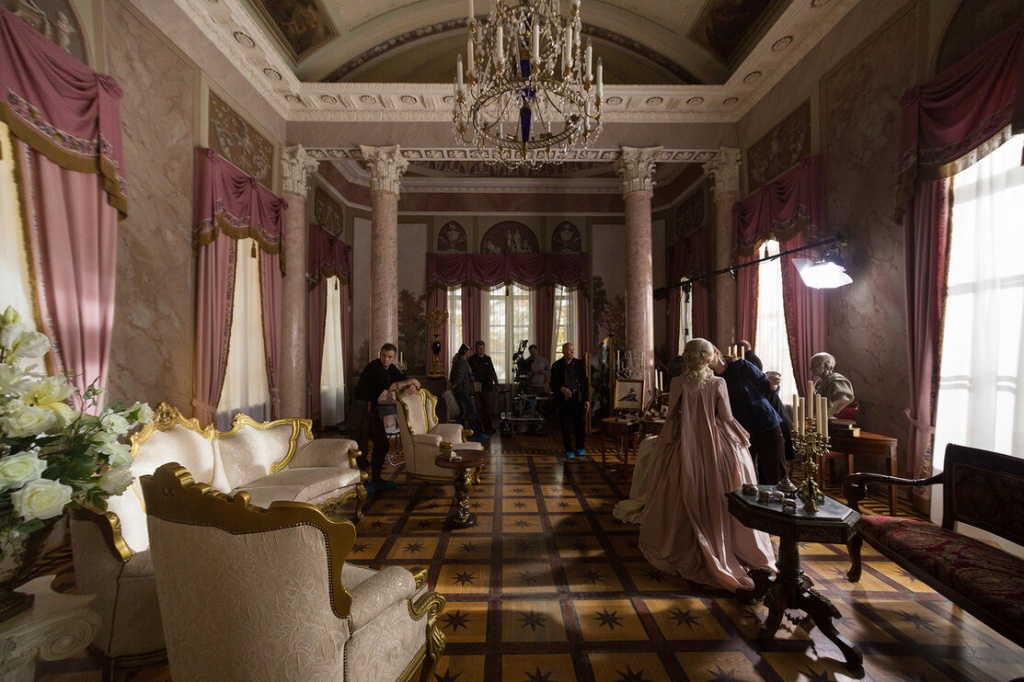 на съёмках фильма Медный всадник России