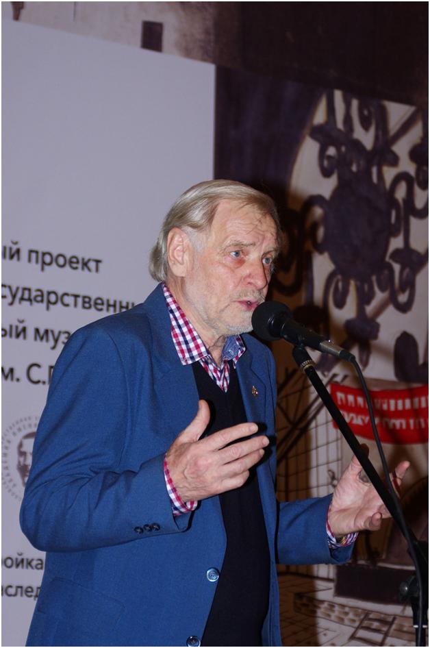 открытие выставки "Владимир Егоров: сто лет в кино", ученик Владимира Егорова, Герман Вячеславович Черёмушкин, профессора МГПХА имени С.Г. Строганова, народный художник России