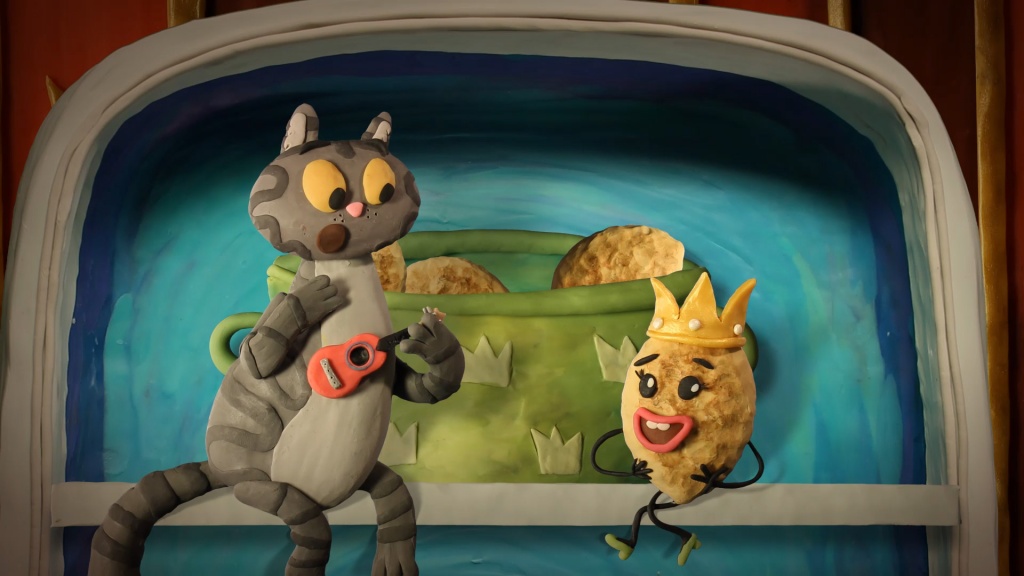 кадр из анимационного фильма "Пластилиновая азбука"