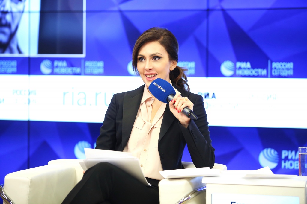 Екатерина Мцитуридзе на пресс-конференции об итогах работы Роскино