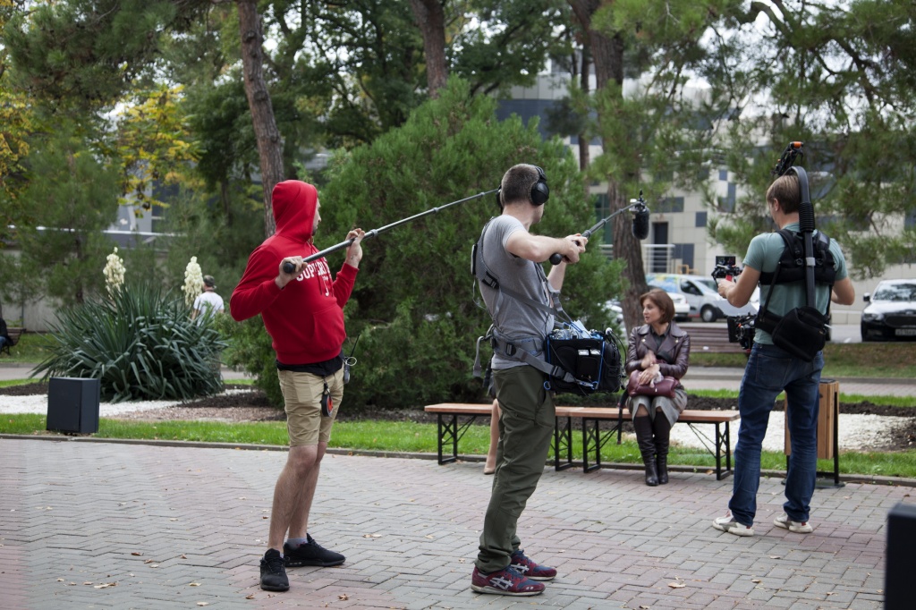 на съемках 6 сезона сериала Ищейка