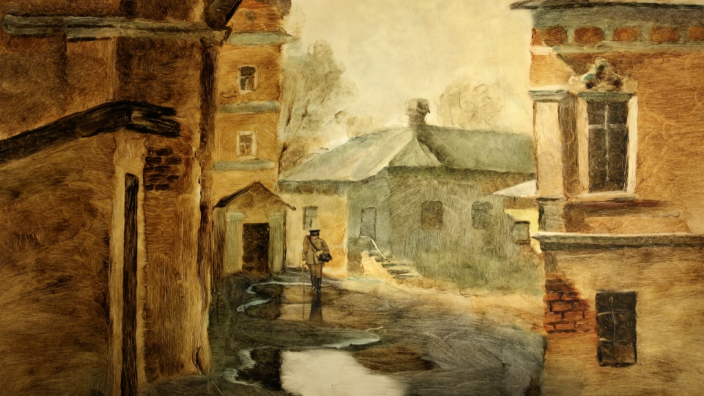 кадр из анимационного фильма Жить!