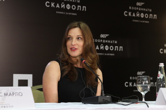 пресс-конференция по фильму "007: Координаты Скайфолл", продюсер Барбара Брокколи