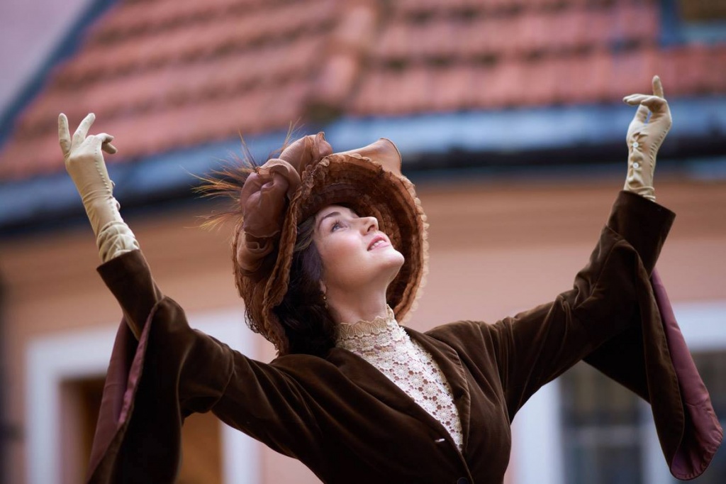 на съемках телевизионного фильма "Наследие"