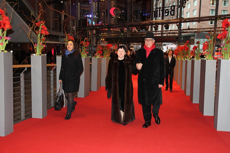 65 Берлинский международный кинофестиваль, премьера фильма "Под электрическими облаками", Светлана Кармалита и Дитер Косслик