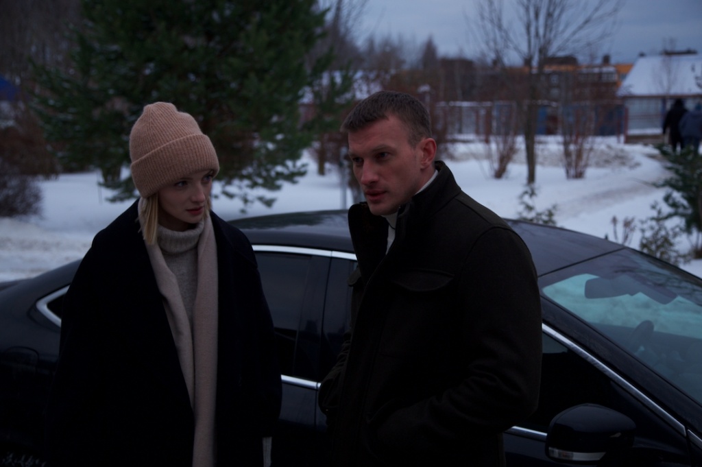 на съемках сериала Холодные берега. Возвращение