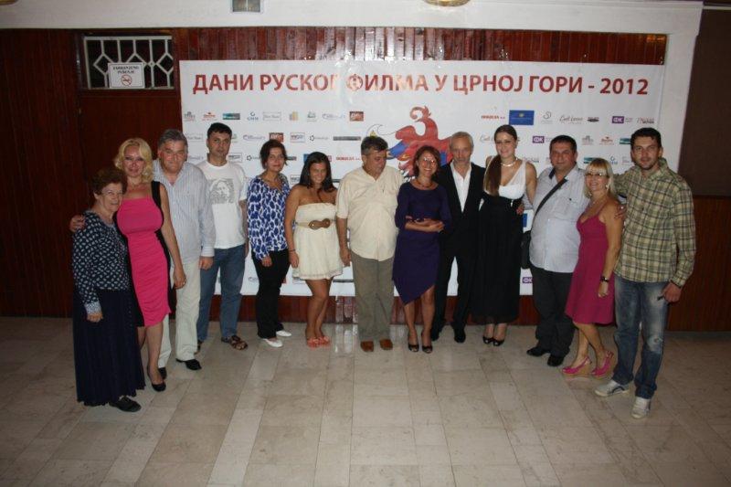 Закрытие фестивали "Дни российского кино в Черногории". Организаторы, гости, спонсоры фестиваля в Черногории, г.Бар