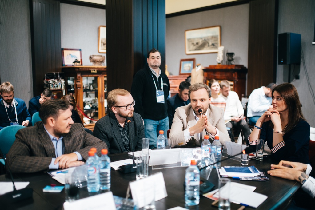 круглый стол «Развитие регионального кино в России», М. Чурбанов, Н. Гойденко, Е.Субочев, Н. Ларионов