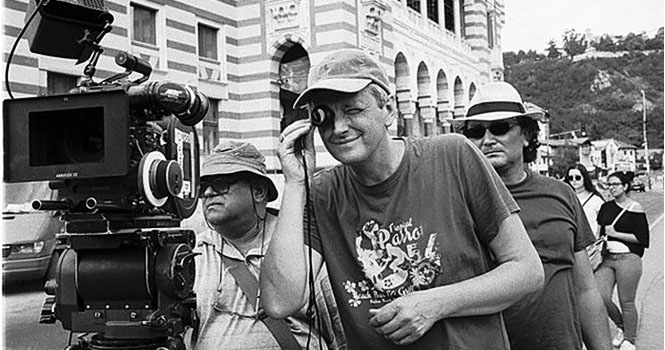 на съемках фильма Аустерлиц, режиссер Сергей Лозница на съемках фильма Аустерлиц, режиссер Сергей Лозница