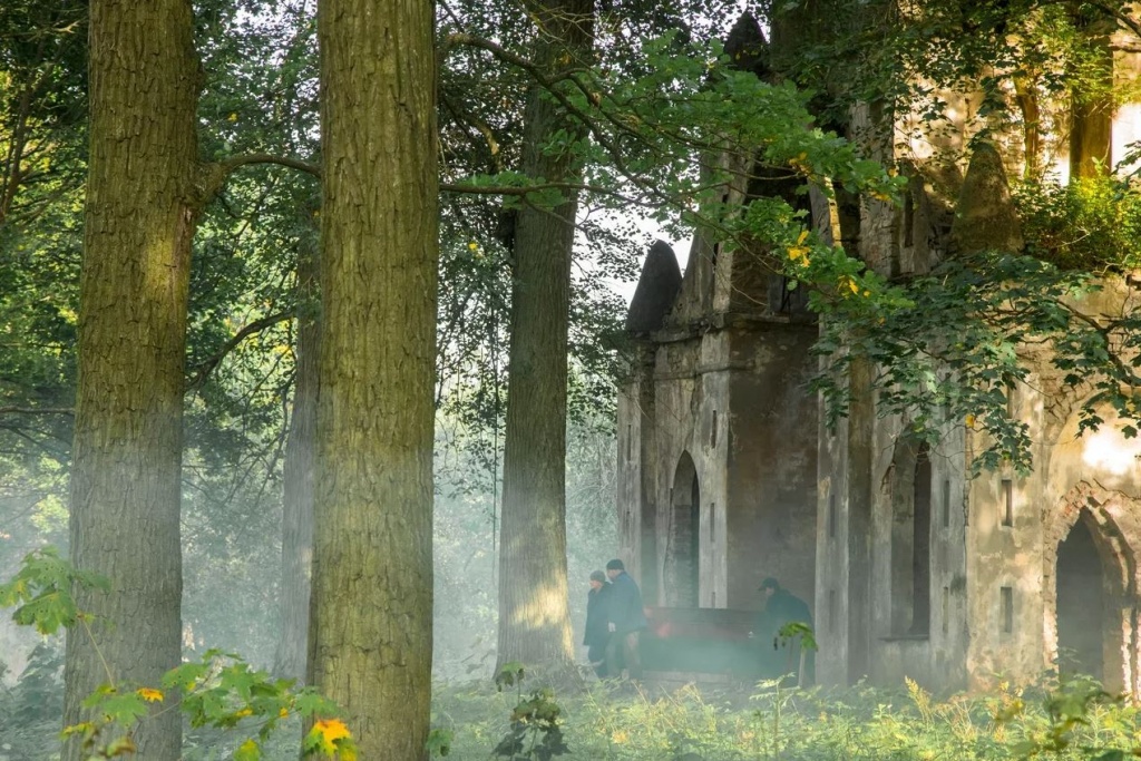 на съемках сериала Медиум