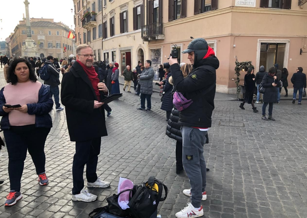 Съемки выпуска программы Кинескоп