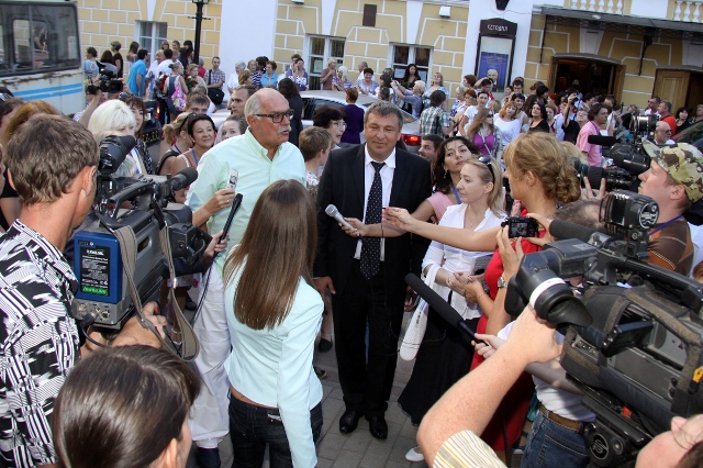 Никита Михалков на фестивале "Созвездие" (2011 г.)